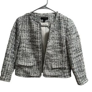 Ann Taylor Tweed Petite Blazer‎ Size 4P, EUC